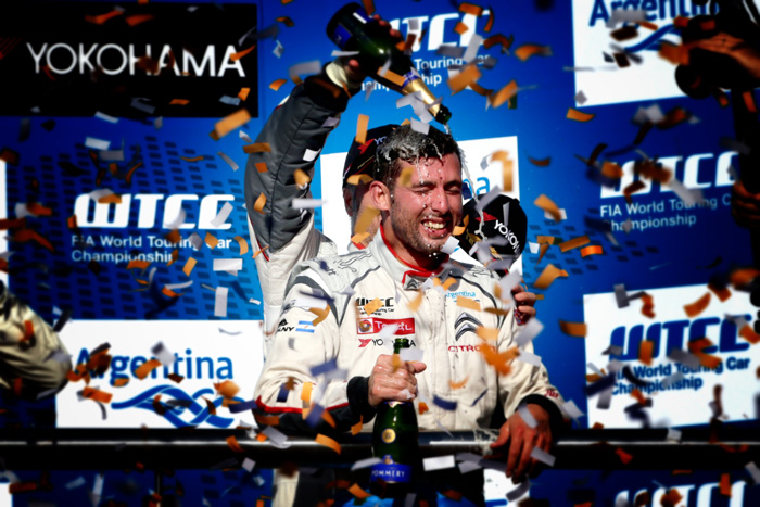Dubbele zege WTCC Citroen Argentinie 2014 podium