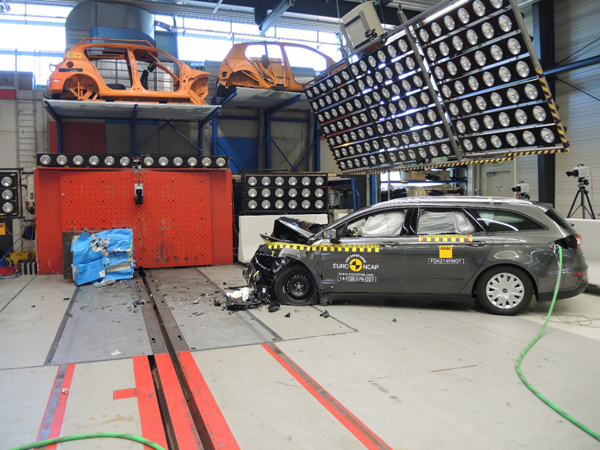 Ford Mondeo Euro NCAP after impact