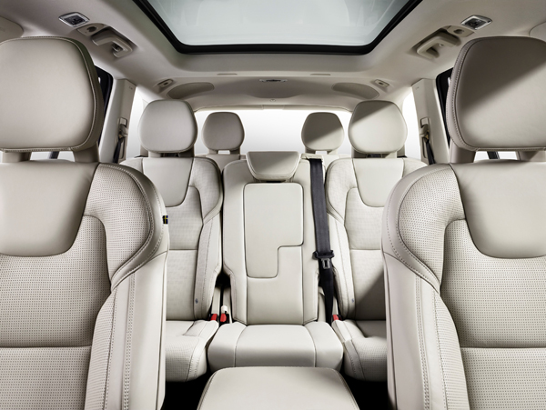 The all new Volvo XC90 backseat