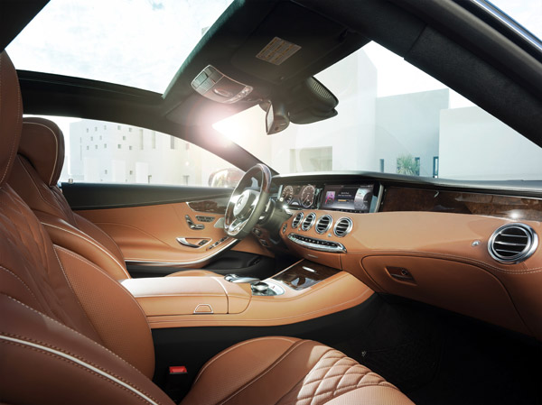 Mercedes-Benz S-Klasse Coupe interieur brown