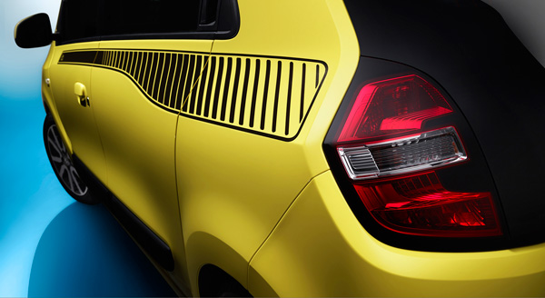 Nieuwe Renault Twingo back detail