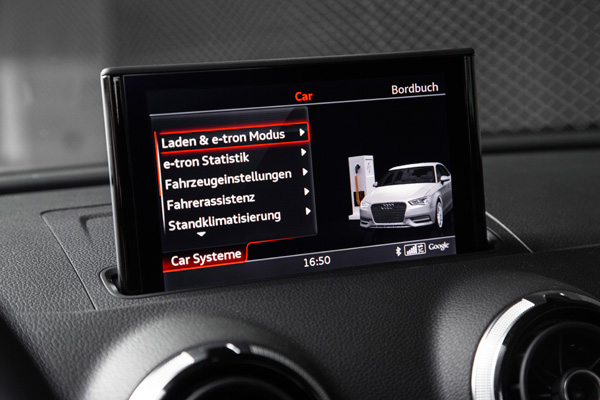 Audi A3 Sportback e-tron charging