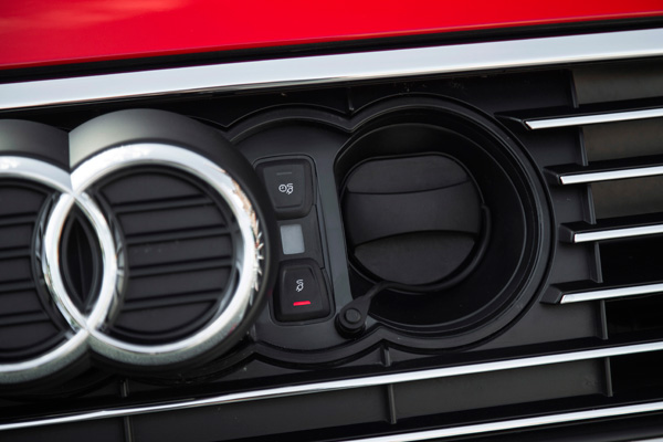 Audi A3 Sportback e-tron charging point