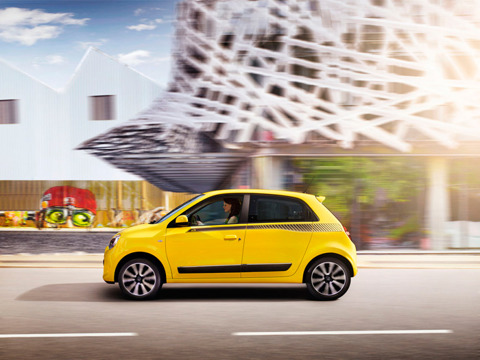 Renault Twingo yellow