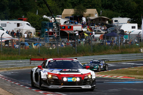 Audi 24 hours Nurburgring action