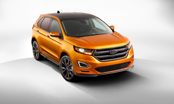 New Ford Edge Sport orange