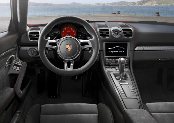 Porsche Cayman GTS interieur