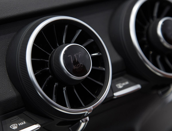 New Audi TT ventilation