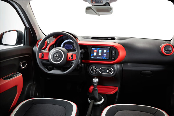 Renault Twingo interieur red design
