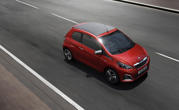 Peugeot 108 red dynamic