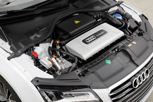 Audi A7 Sportback h-tron quattro engine