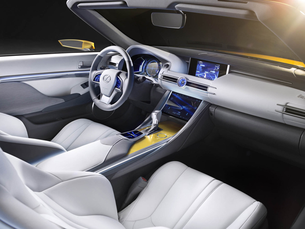 Dakloos genieten Lexus LF-C2 Concept interieur