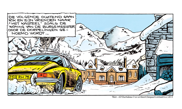 Porsche Rik Ringers Heruitgave strip