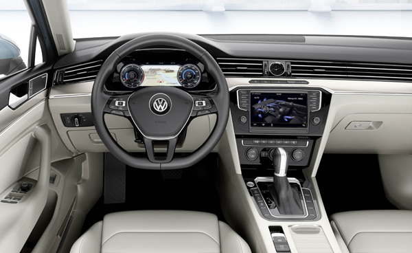 Nieuwe Volkswagen Passat interieur