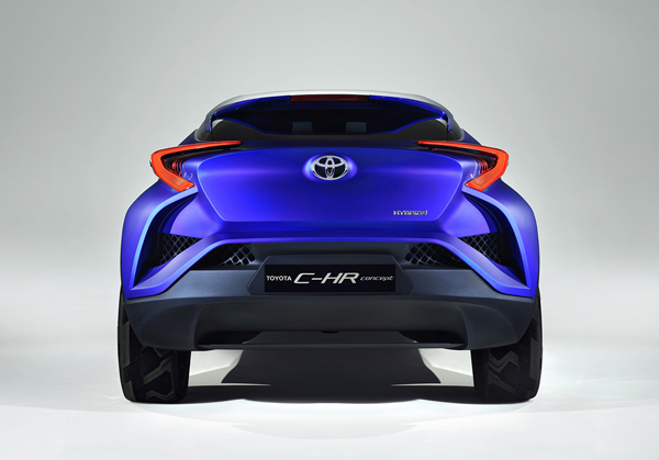 Icoon voor toekomst Toyota C-HR Concept back