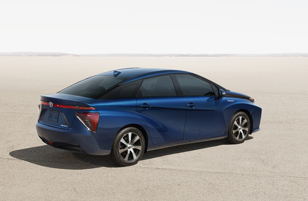 Toyota S Fuel Cell Sedan Paris Motor Show 2014 back