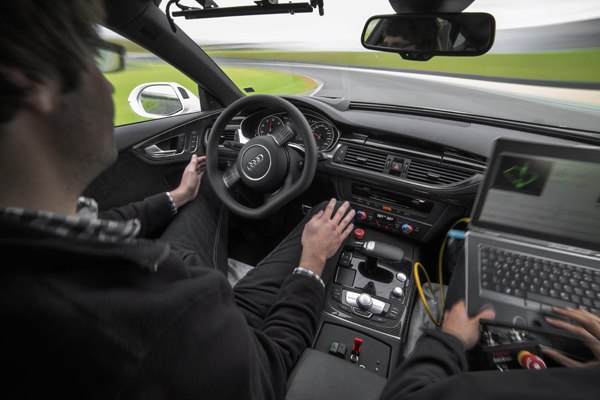 Audi RS 7 Concept Piloted Driving cockpit