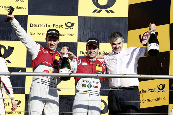 Audi beste merk DTM 2014 podium
