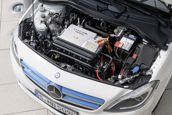 Nieuwe Mercedes B-Klasse Electric Drive battery