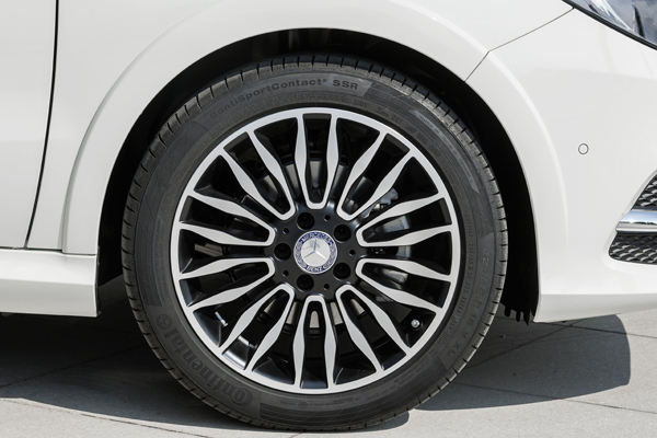 Nieuwe Mercedes B-Klasse Electric Drive wheel
