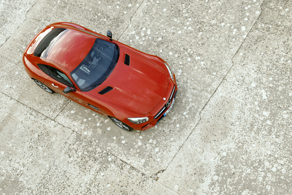 Nieuwe Mercedes-AMG GT red top