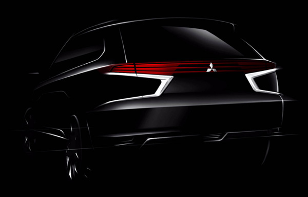 Mitsubishi Outlander PHEV Concept-S back