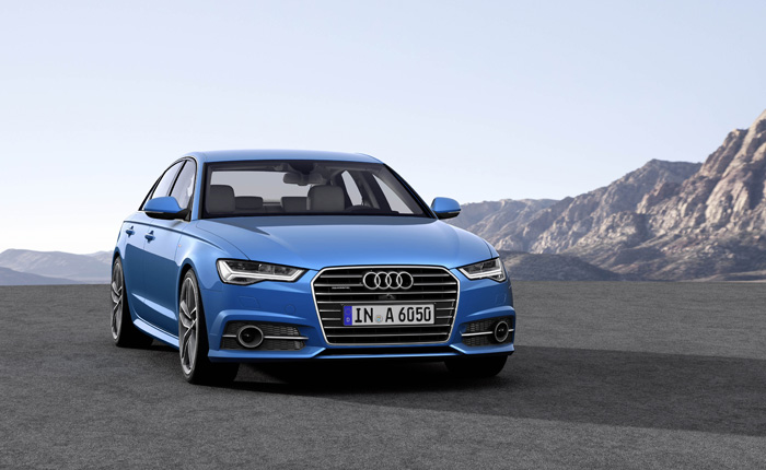 Vernieuwde Audi A6 blue header