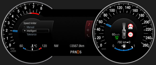 Nieuwe Ford S-MAX 2015 intelligent speed limiter2