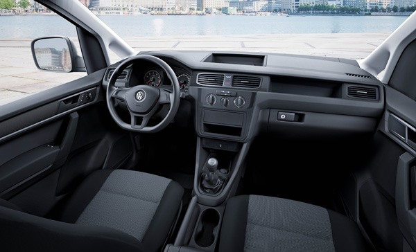 Nieuwe Volkswagen Caddy interieur