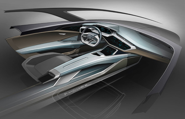 Audi e-tron quattro concept interieur