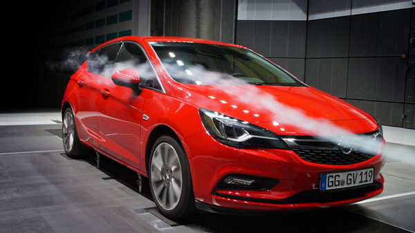 Opel Astra Aerodynamics front