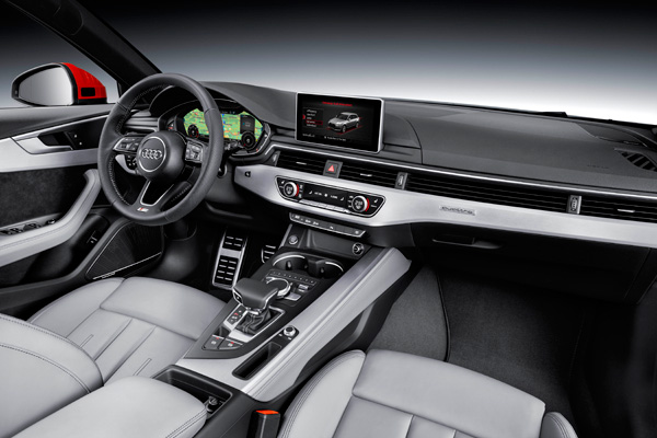 Audi prijst nieuwe A4 voorverkoop van start interieur