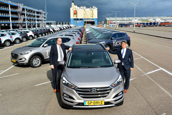 Nieuwe Hyundai Tucson raast door Nederland