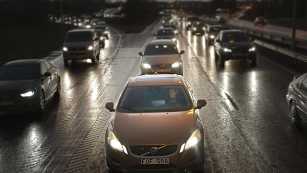 Volvo autonoom rijden bereikbaar traffic
