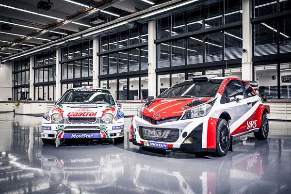 Toyota keert terug World Rally Championship WRC old new