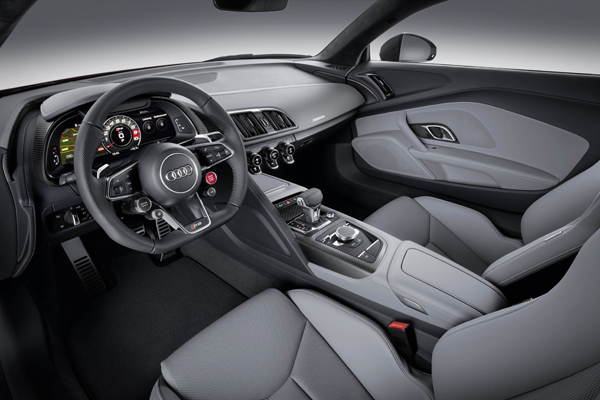 Nieuwe Audi R8 interieur