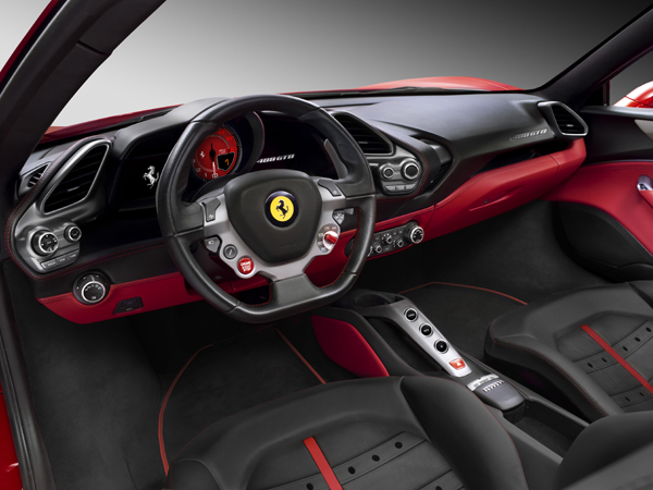 Ferrari 488 GTB interieur