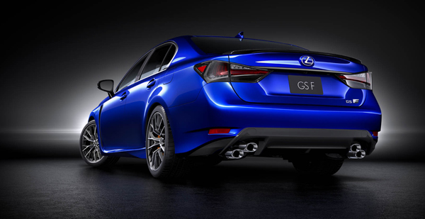 Lexus GS-F atmosferische high performance V8 back