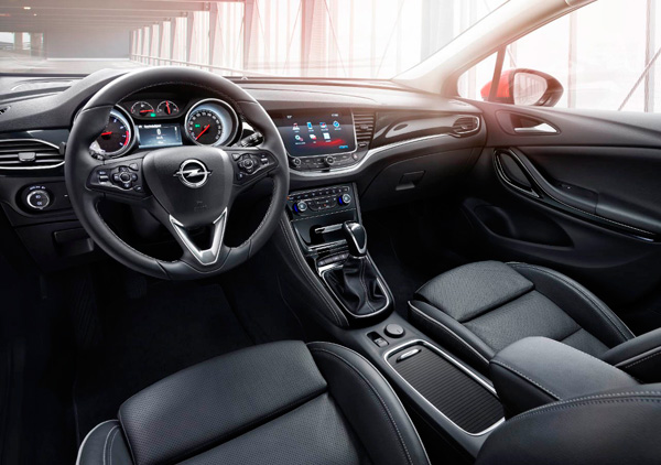 Nieuwe Opel Astra interieur