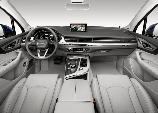 Nieuwe Audi Q7 interieur