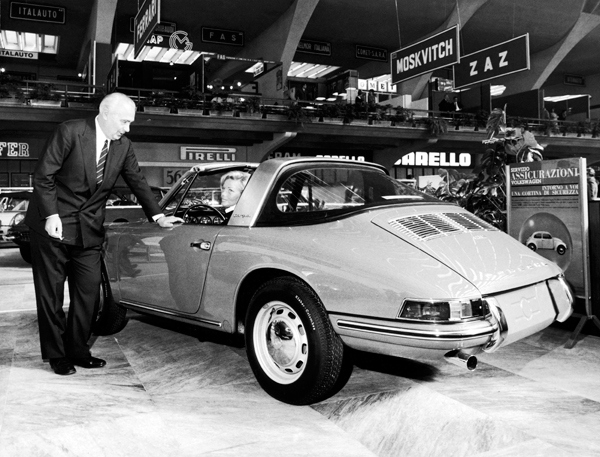 Porsche Automobilausstellung Turijn 1967