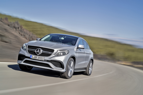 Mercedes-Benz GLE Coupe grey front