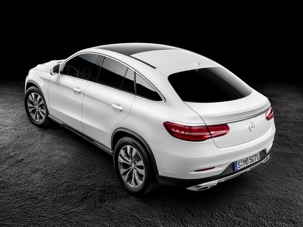 Mercedes-Benz GLE Coupe white back