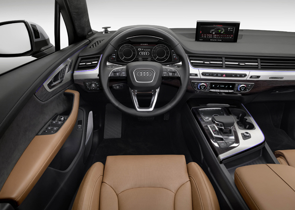 Audi Q7 e-tron quattro interieur