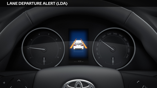Toyota Safety Sense Lane Departure Alert