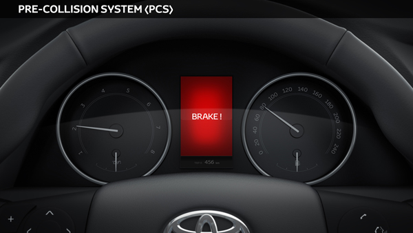 Toyota Safety Sense Pre Collision System brake
