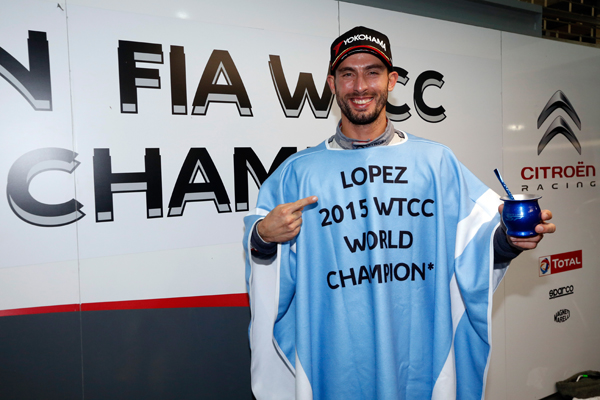 Jose Maria Lopez FIA WTCC champion