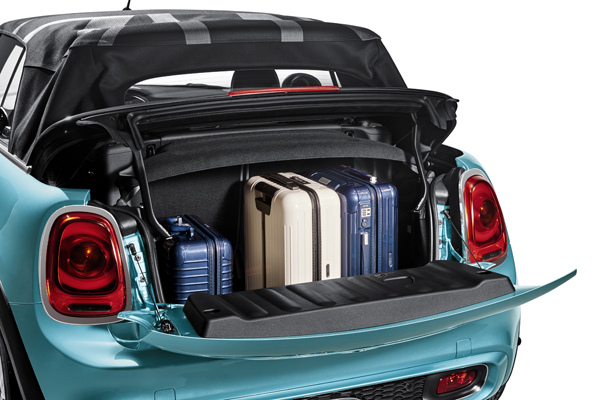 Nieuwe MINI Cooper Cabrio kofferbak