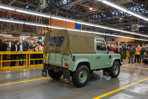 Land Rover Defender3kw back Celebration Event