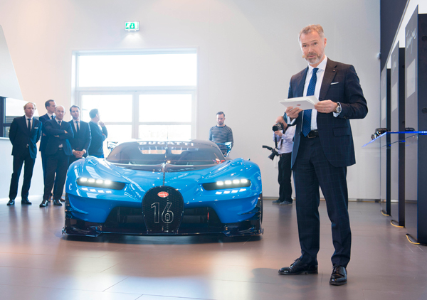 Bugatti Netherlands Leusden showroom presentation